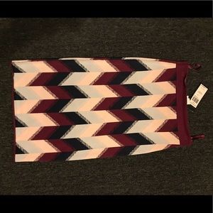 BCBGMAXAZRIA Multicolor Leger High Waist Skirt